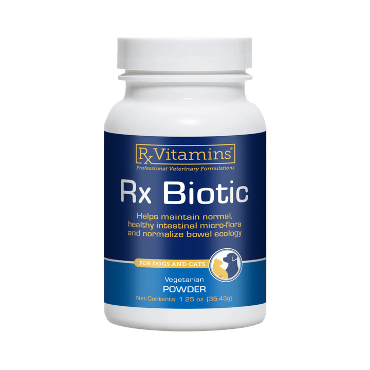 Rx Vitamins For Pets Rx Biotic 1.25Oz Hypoallergenic Vegetarian Powder - POWER FIT SHOP — Powering Preparedness, Health &amp; Home