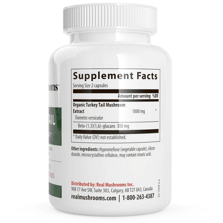 Real Mushrooms Turkey Tail Extract Immune Support 90 Capsules - POWER FIT SHOP — Powering Preparedness, Health &amp; Home