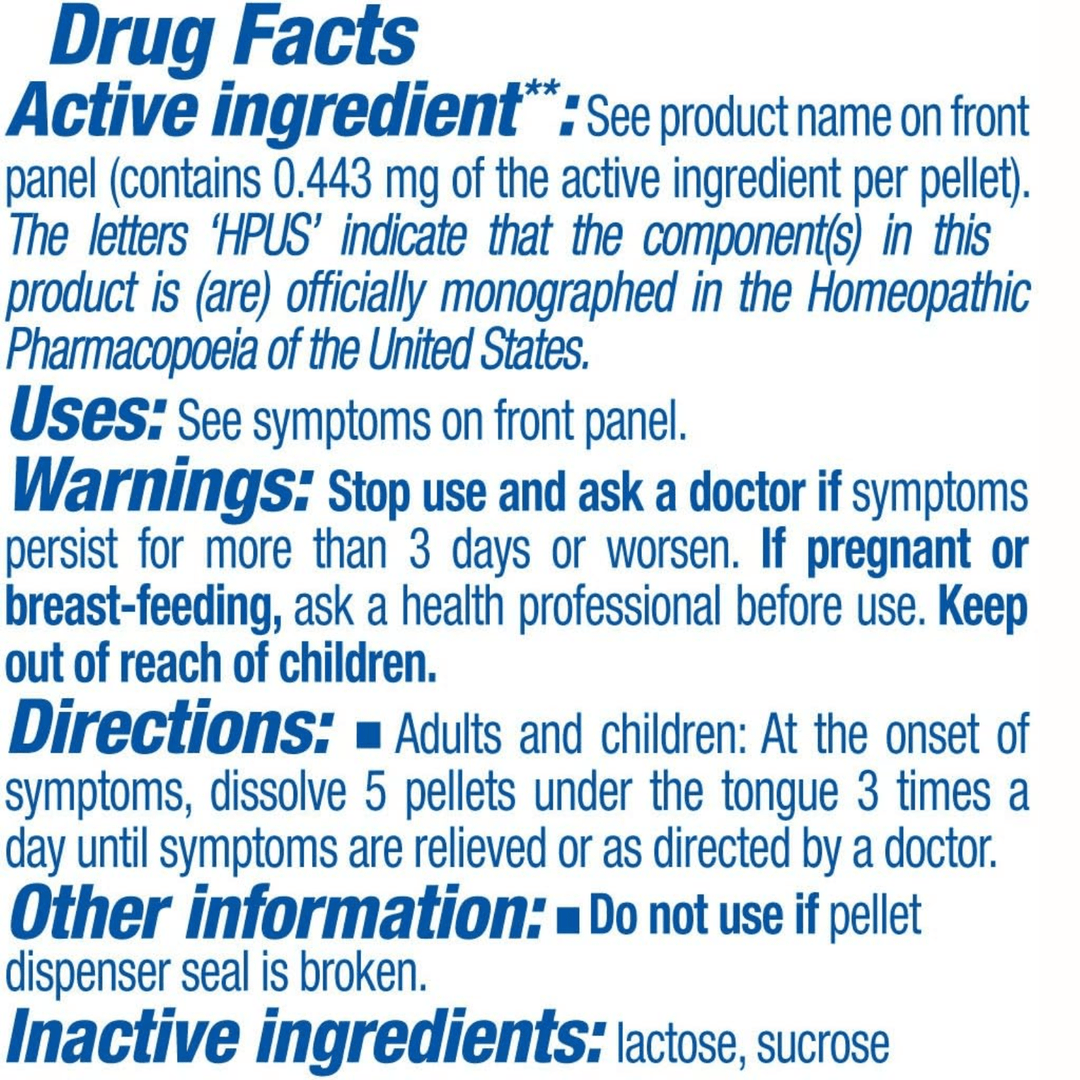 Boiron Laboratories Arsenicum Album 30x vitamin supplement for food poisoning, displayed in a white bottle with label.