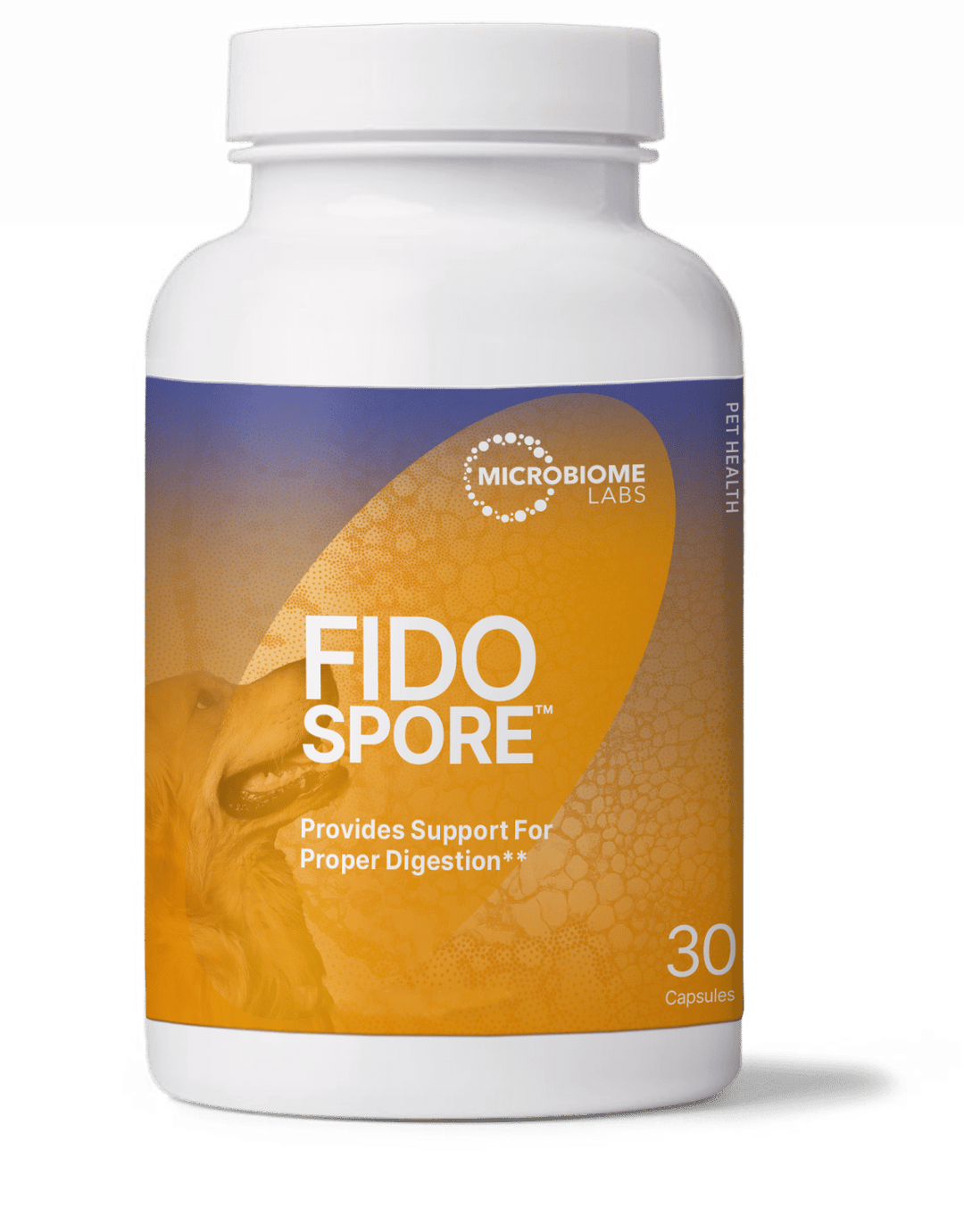 Microbiome Labs FidoSpore Probiotic 30 Capsules Supports Dog Digestion - POWER FIT SHOP — Powering Preparedness, Health &amp; Home