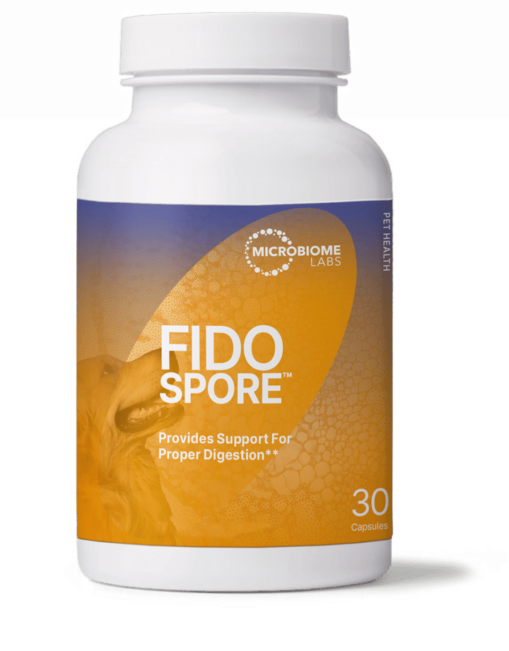 Microbiome Labs FidoSpore Probiotic 30 Capsules Supports Dog Digestion - POWER FIT SHOP — Powering Preparedness, Health &amp; Home