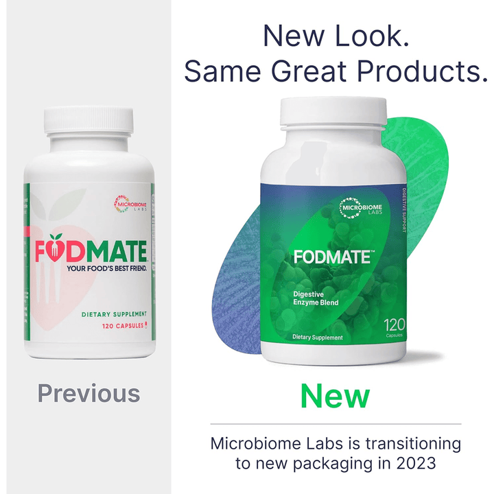 Microbiome Labs FODMate 120 Caps Supports Digestive Comfort and Relief - POWER FIT SHOP — Powering Preparedness, Health &amp; Home