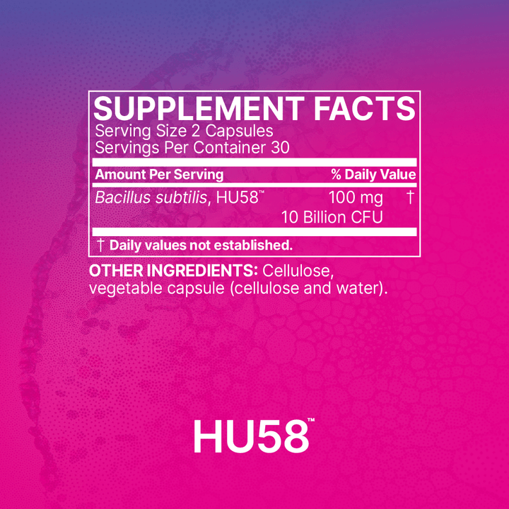 Microbiome Labs HU58 Probiotic 60 Caps Supports Microflora Balance - POWER FIT SHOP — Powering Preparedness, Health &amp; Home