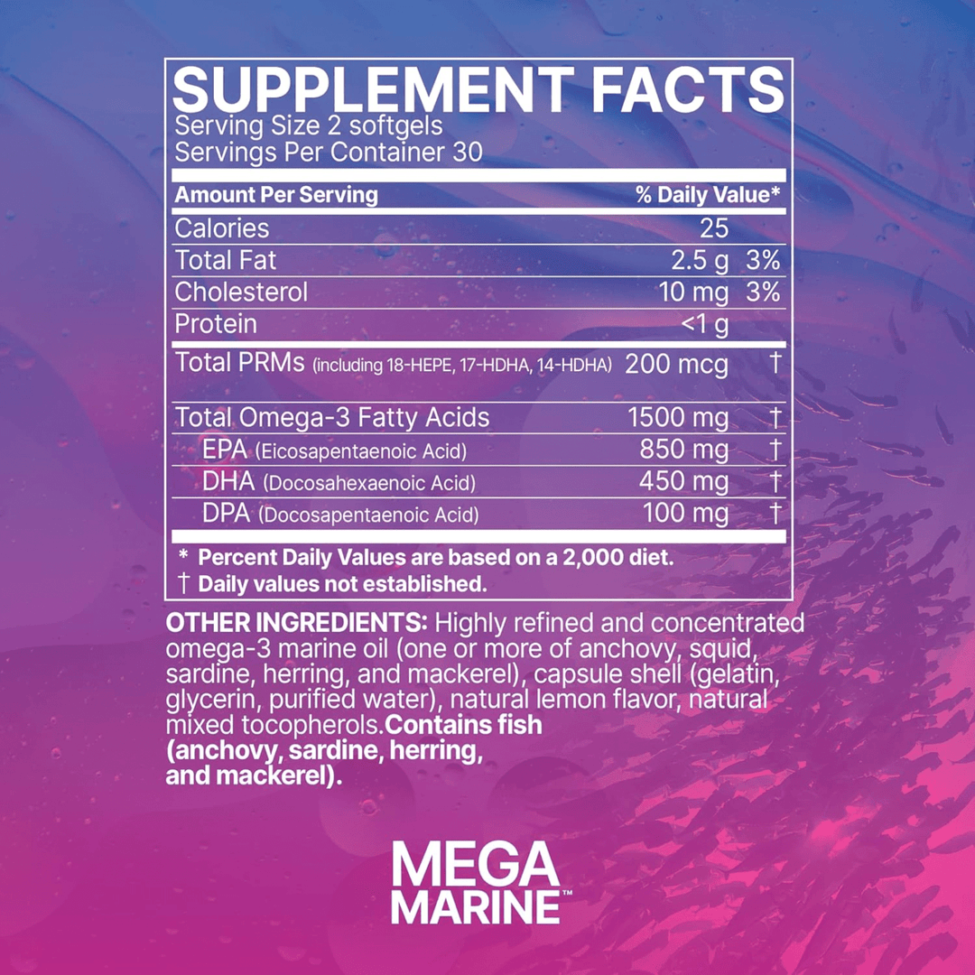 Microbiome Labs MegaMarine Gut - Specific Fish Oil 60 Softgels - POWER FIT SHOP — Powering Preparedness, Health &amp; Home