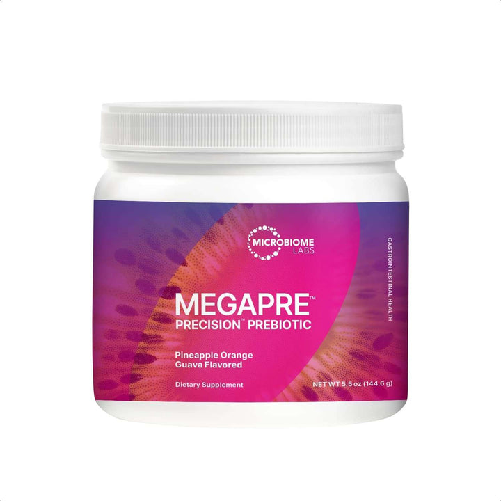 Microbiome Labs MegaPre Prebiotic Powder 5.5 Oz Supports Gut Health - POWER FIT SHOP — Powering Preparedness, Health &amp; Home