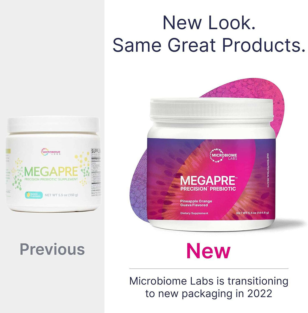 Microbiome Labs MegaPre Prebiotic Powder 5.5 Oz Supports Gut Health - POWER FIT SHOP — Powering Preparedness, Health &amp; Home