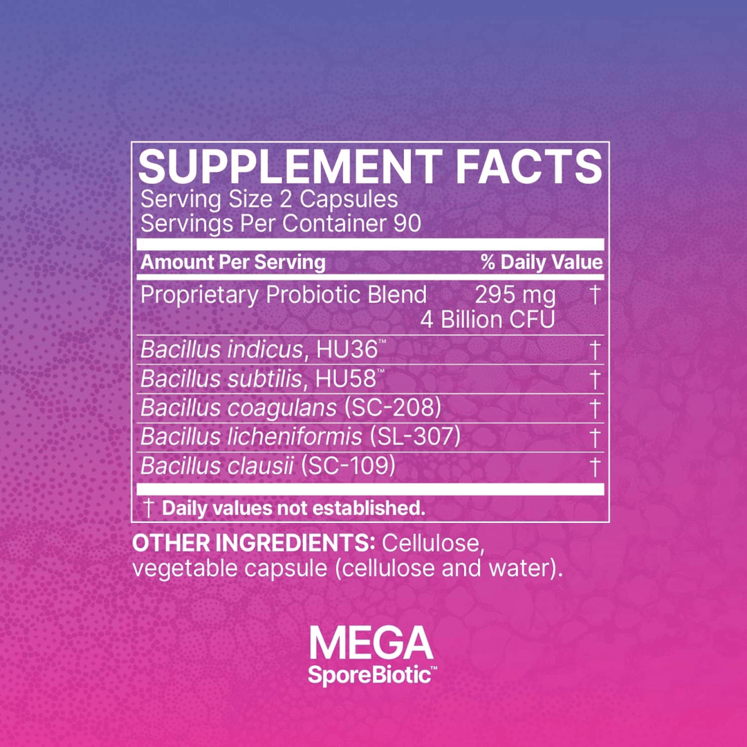 Microbiome Labs MegaSporeBiotic Probiotics Digestive Health 180 Caps - POWER FIT SHOP — Powering Preparedness, Health &amp; Home