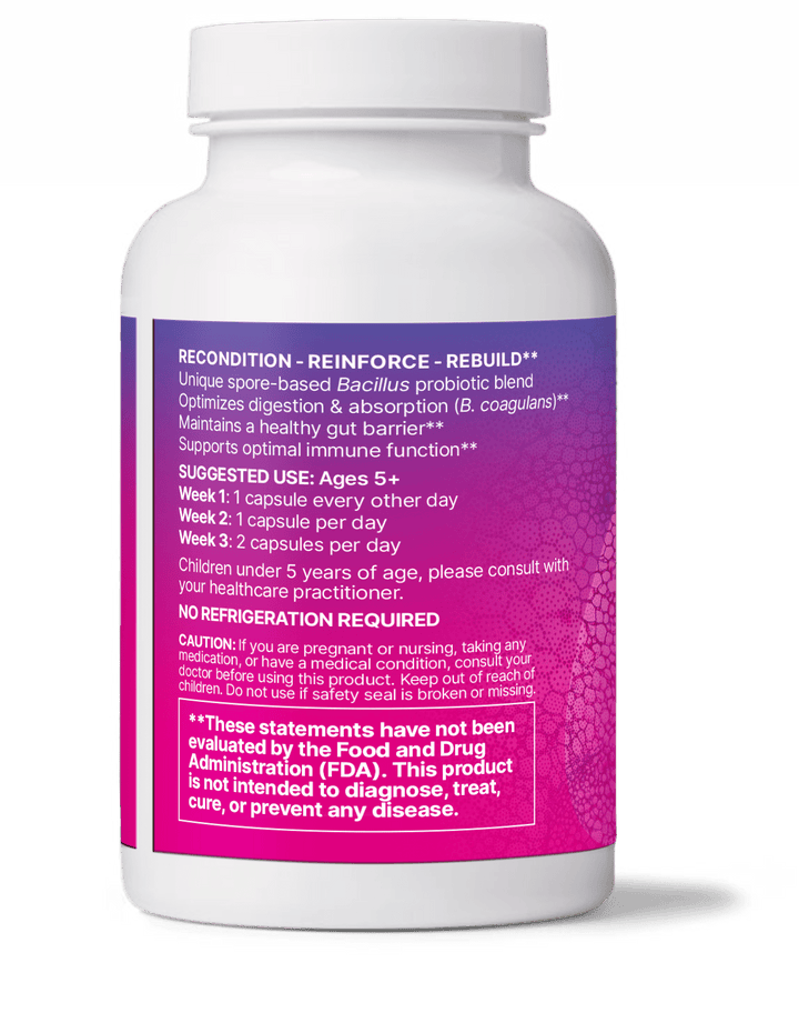 Microbiome Labs MegaSporeBiotic Probiotics Digestive Health 180 Caps - POWER FIT SHOP — Powering Preparedness, Health &amp; Home