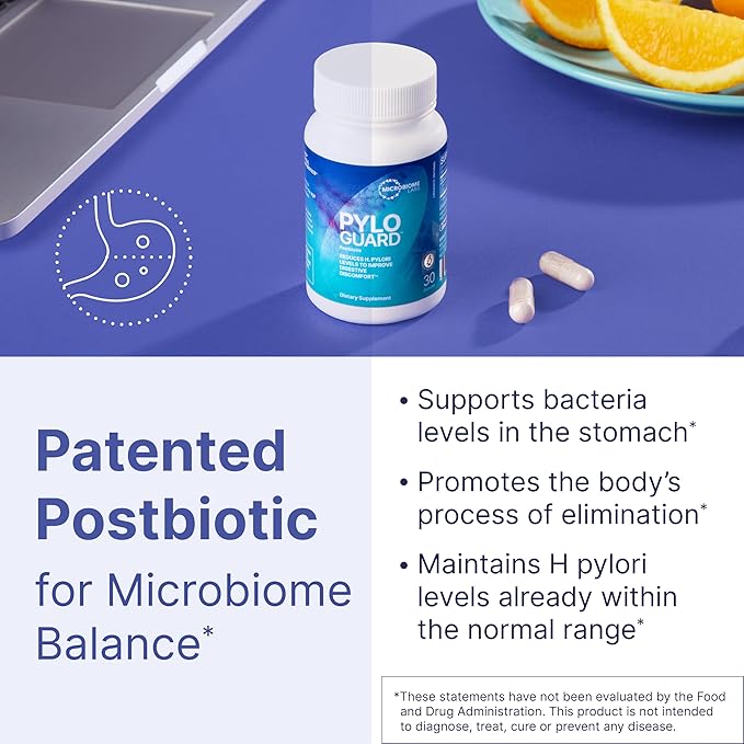 Microbiome Labs PyloGuard 30 Capsules Supports H Pylori Balance - POWER FIT SHOP — Powering Preparedness, Health &amp; Home