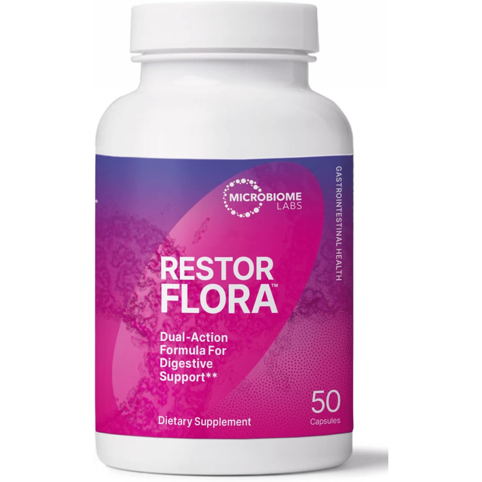 Microbiome Labs RestorFlora Probiotic 50 Caps Support Digestive Health - POWER FIT SHOP — Powering Preparedness, Health & Home