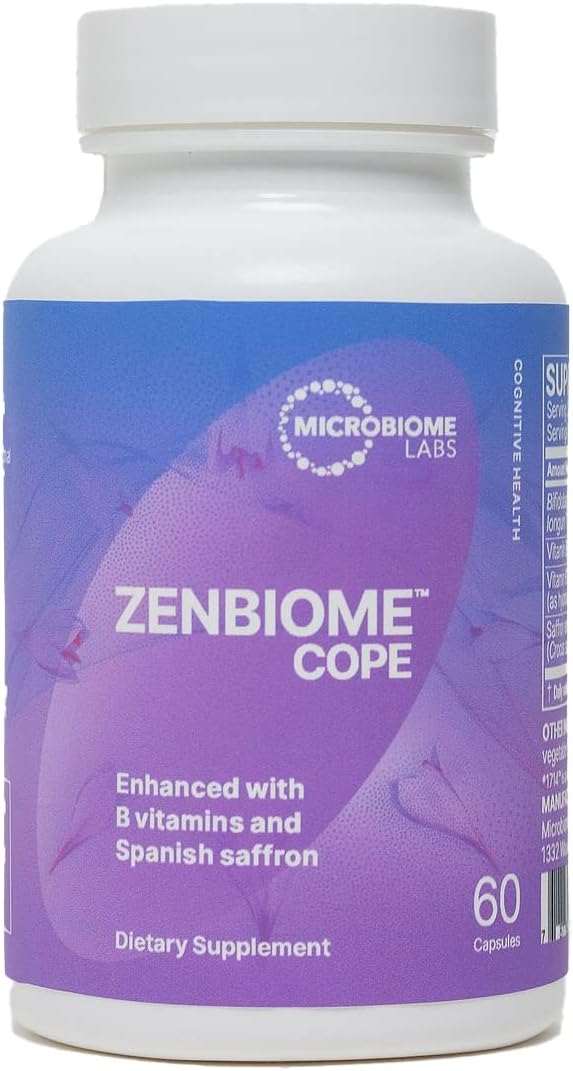 Microbiome Labs ZenBiome Cope Probiotic &amp; Botanical Dietary Supplement 60 Caps - POWER FIT SHOP — Powering Preparedness, Health &amp; Home