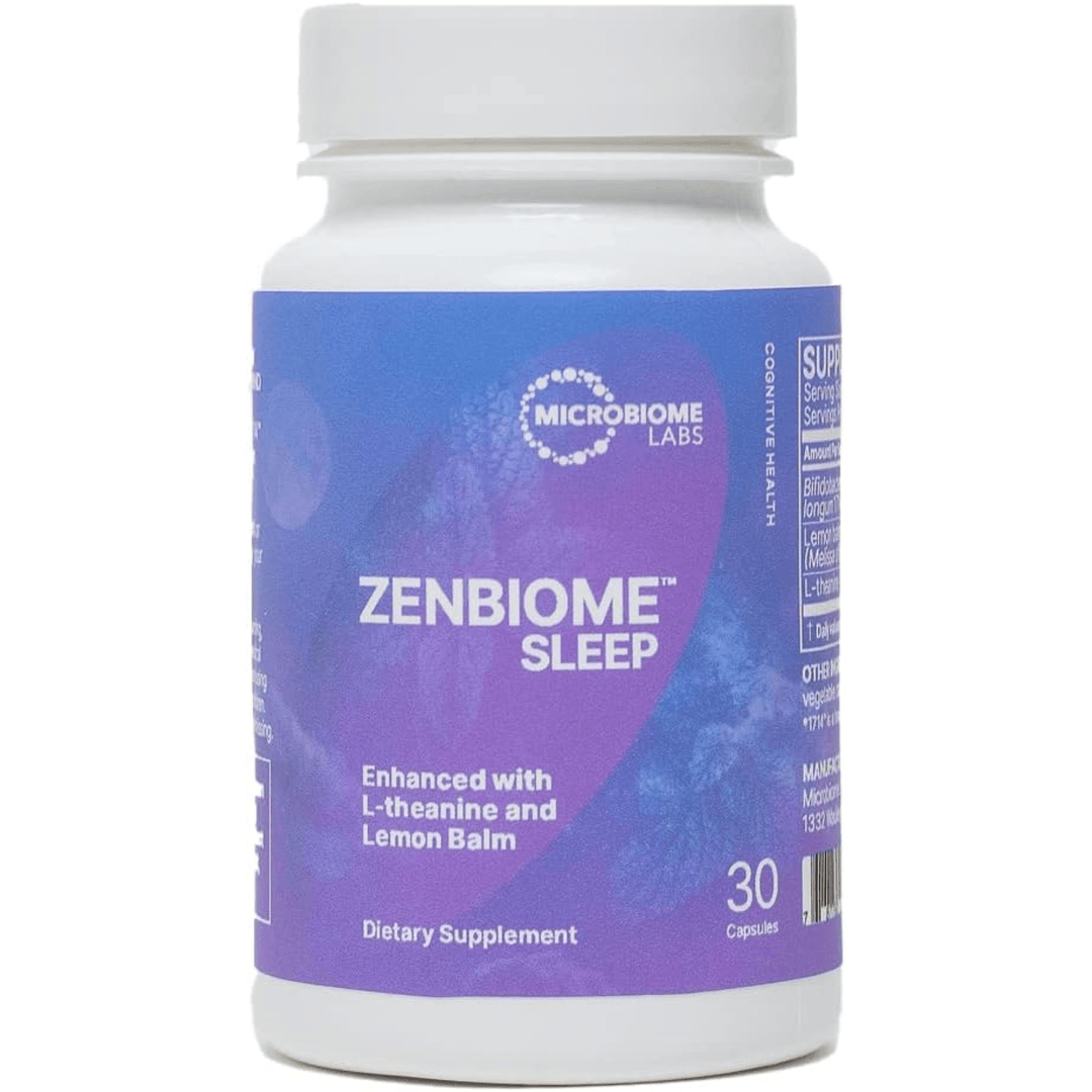 Microbiome Labs ZenBiome Sleep 30 Capsules Supports Relaxation Sleep - POWER FIT SHOP — Powering Preparedness, Health &amp; Home