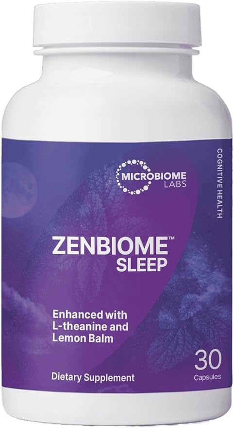 Microbiome Labs ZenBiome Sleep 30 Capsules Supports Relaxation Sleep - POWER FIT SHOP — Powering Preparedness, Health &amp; Home