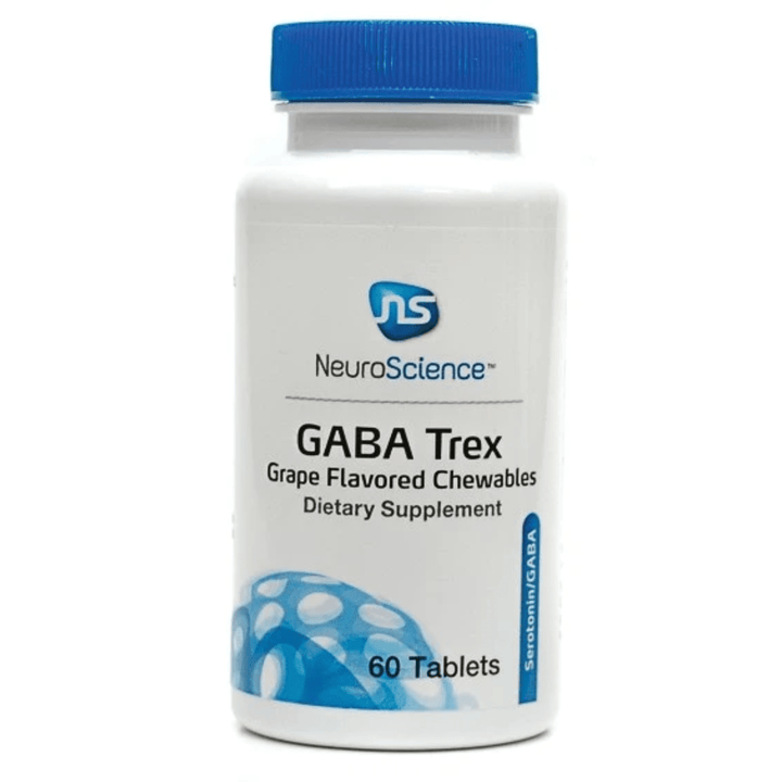 NeuroScience GABA Trex Grape Flavored Chewable with L - Theanine 60 Tabs - POWER FIT SHOP — Powering Preparedness, Health &amp; Home