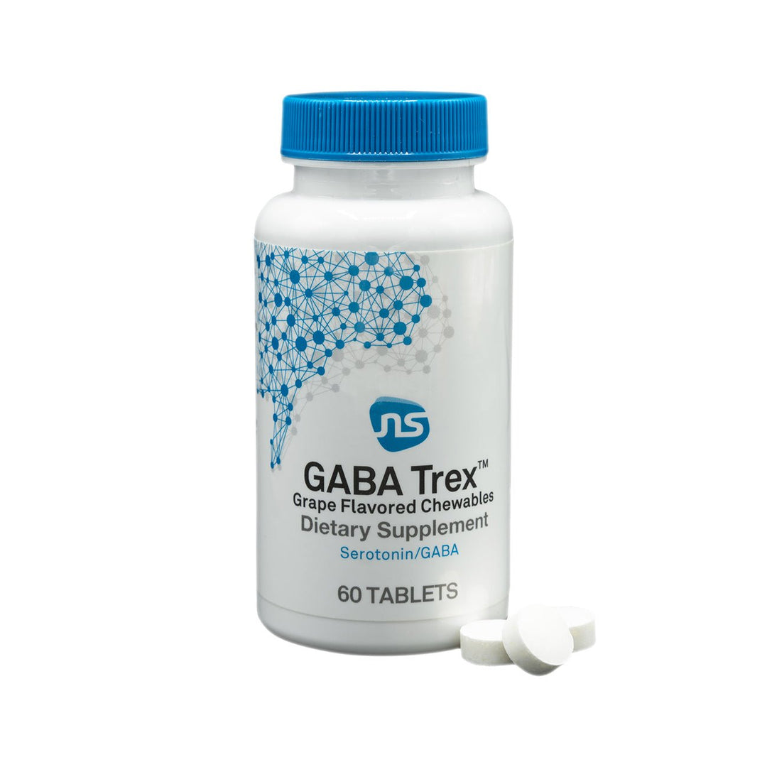 NeuroScience GABA Trex Grape Flavored Chewable with L - Theanine 60 Tabs - POWER FIT SHOP — Powering Preparedness, Health &amp; Home