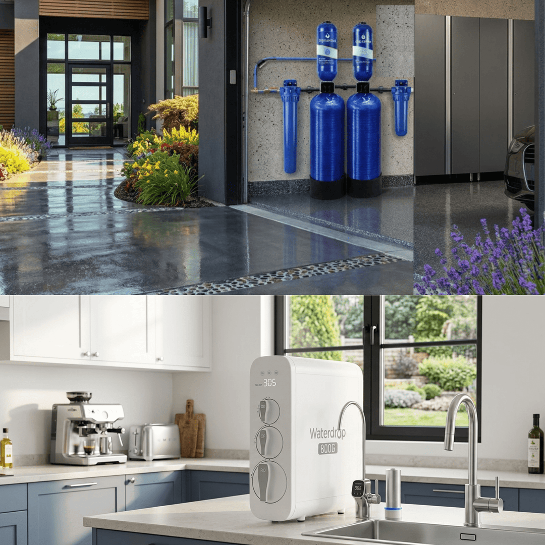The Villages Whole House Water Filtration + Salt Free + Waterdrop RO with UV - POWER FIT SHOP — Powering Preparedness, Health &amp; Home