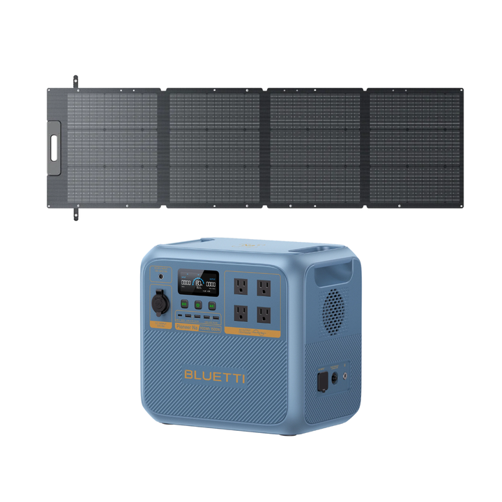Bluetti Pioneer Na Solar Ready Power Station + QTY 1 OF 200W Solar Panel