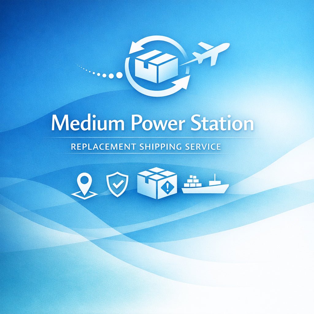Replacement Shipping Service–Medium Power Stations $2501 TO $10,000 (U.S.Islands &amp; Remote Regions) - POWER FIT SHOP — Powering Preparedness, Health &amp; Home