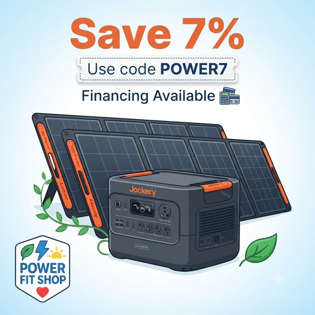 Jackery HomePower 3000 with 2 SolarSaga 200W Panels Off-Grid, RV, Home Backup