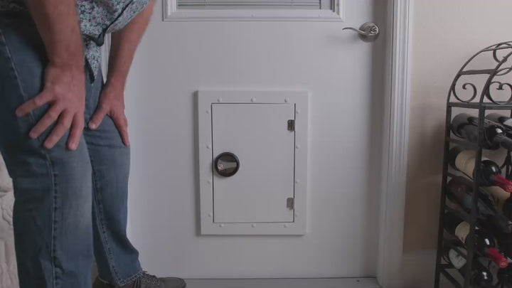 Guard Dog Pet Door Medium Size, Secure Flush Fit, Locking Panel, Weatherproof