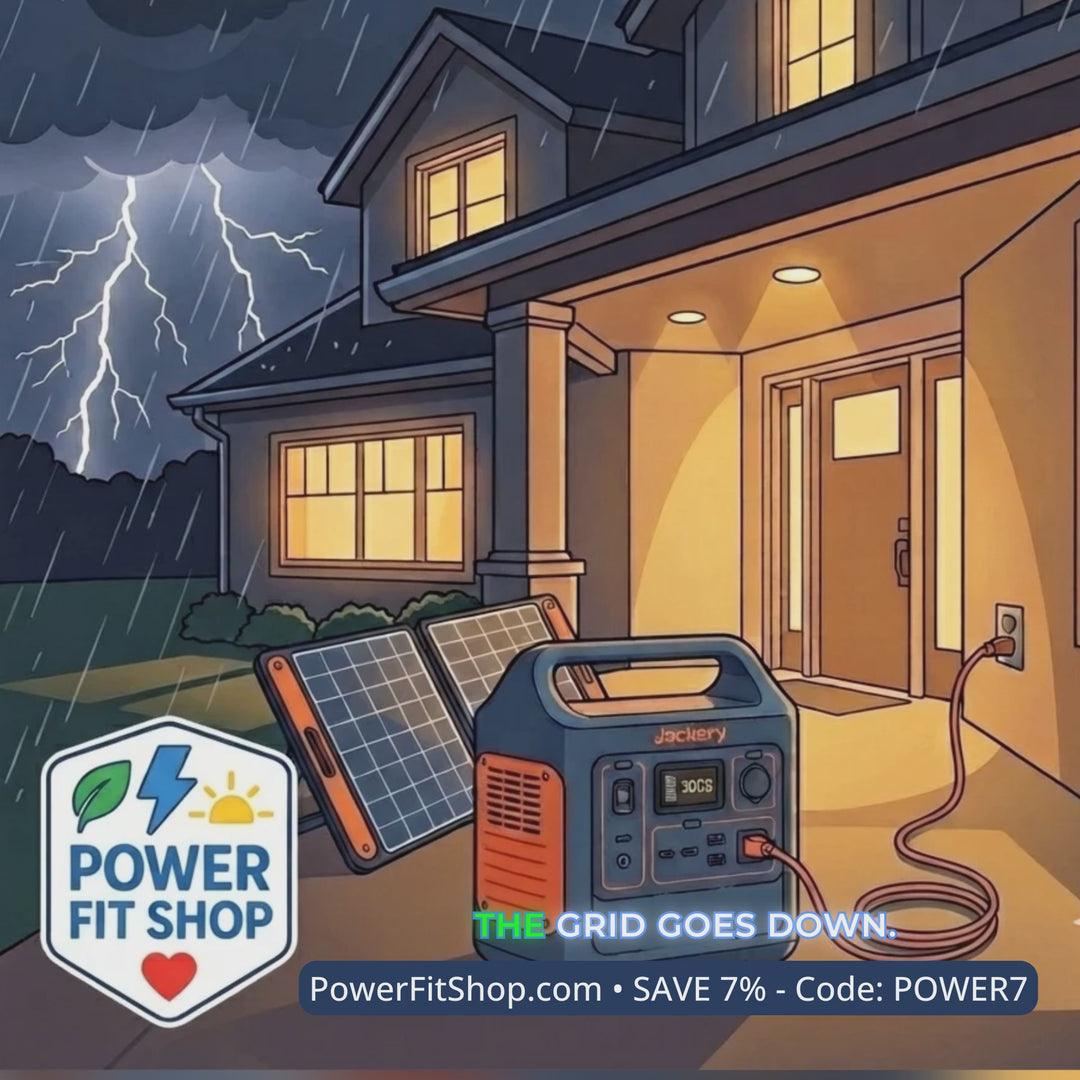 Jackery HomePower 3000 with 2 SolarSaga 200W Panels Off-Grid, RV, Home Backup
