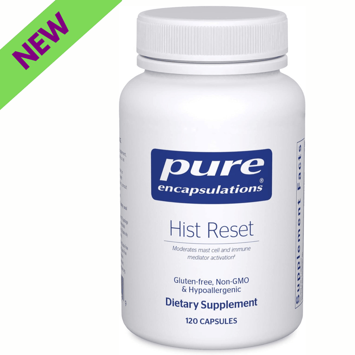 Pure Encapsulations Hist Reset botanical immune support supplement capsules for nasal and respiratory health, 120 capsules.