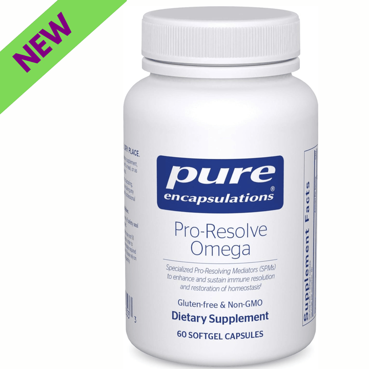 Pure Encapsulations Pro Resolve Omega support softgels for heart and joint health, botanical immune support supplement, 60 softgels