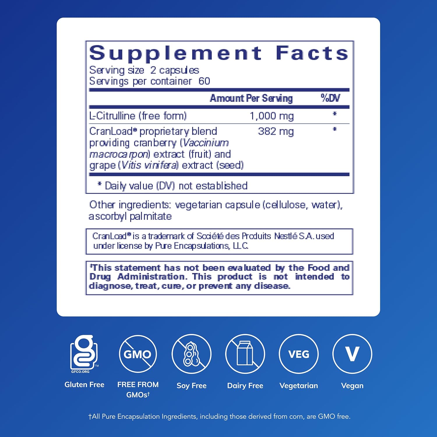 Pure Encapsulations Nitric Oxide Ultra supplement bottle with 120 capsules for supporting healthy blood flow and cardiovascular health.