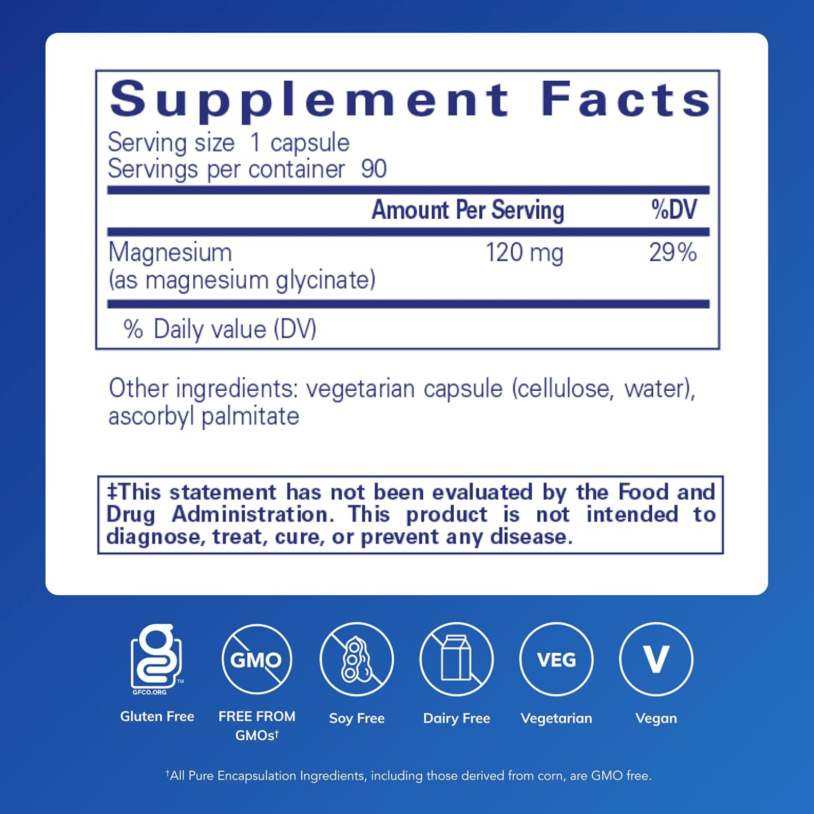 Pure Encapsulations Magnesium Citrate Malate dietary supplement capsules for energy support, 90 capsules in the bottle.