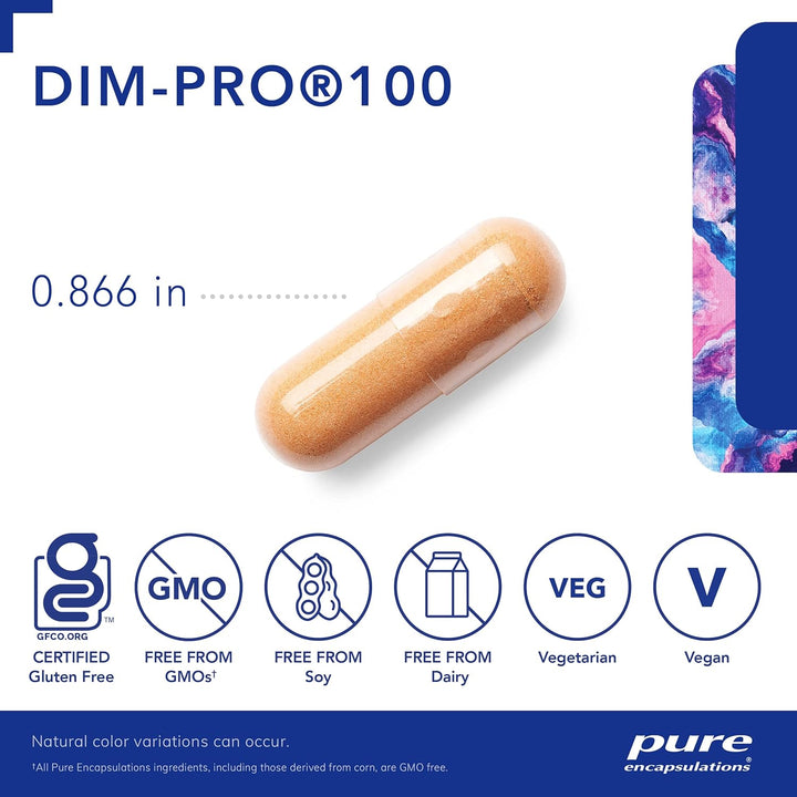 Pure Encapsulations DIMPRO 100 Supports Cellular Balance Vegan 120 Capsules - POWER FIT SHOP — Powering Preparedness, Health &amp; Home
