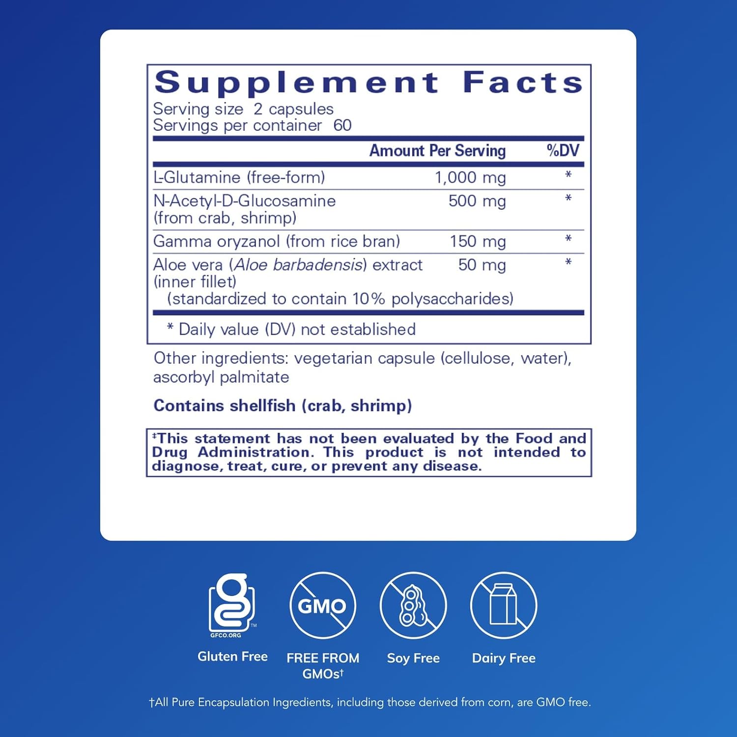 Pure Encapsulations G.I. Integrity dietary supplement capsules for gut and digestive health, 120 capsules in bottle