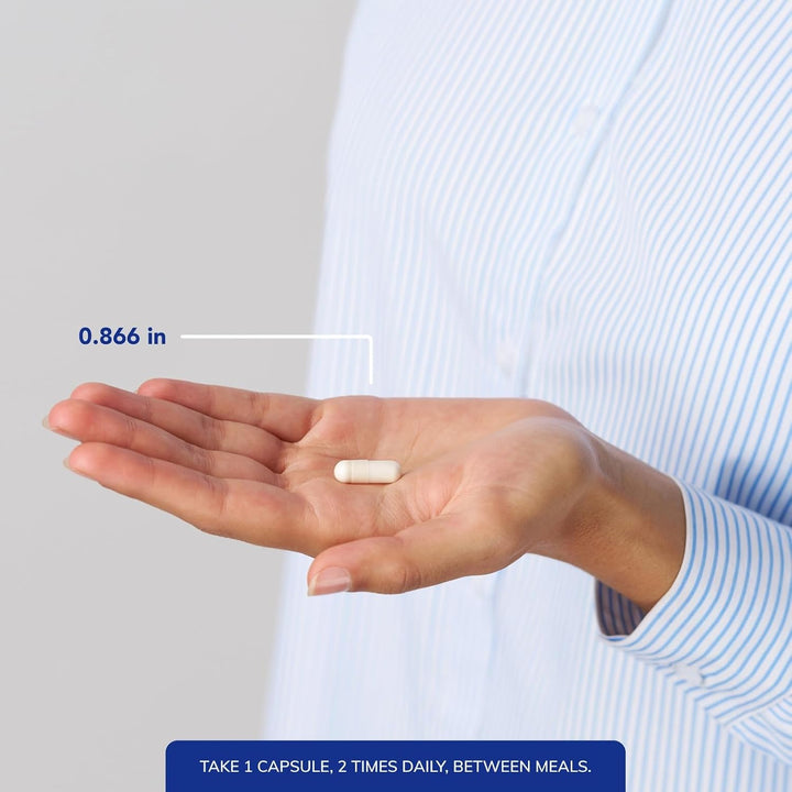 Pure Encapsulations L-Lysine dietary supplement capsules supporting immune health and lip health.