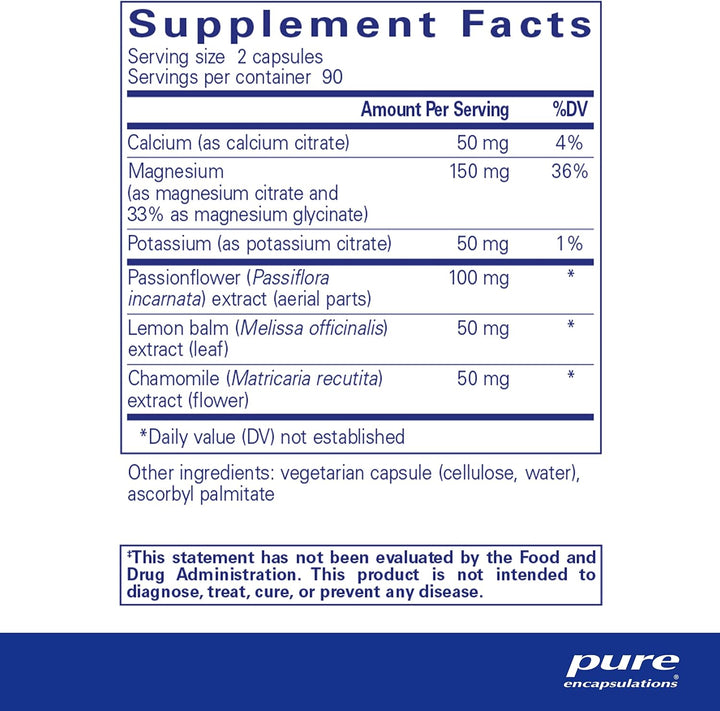 Pure Encapsulations Muscle Cramp Tension Formula Supports Relaxation 180 Caps - POWER FIT SHOP — Powering Preparedness, Health &amp; Home
