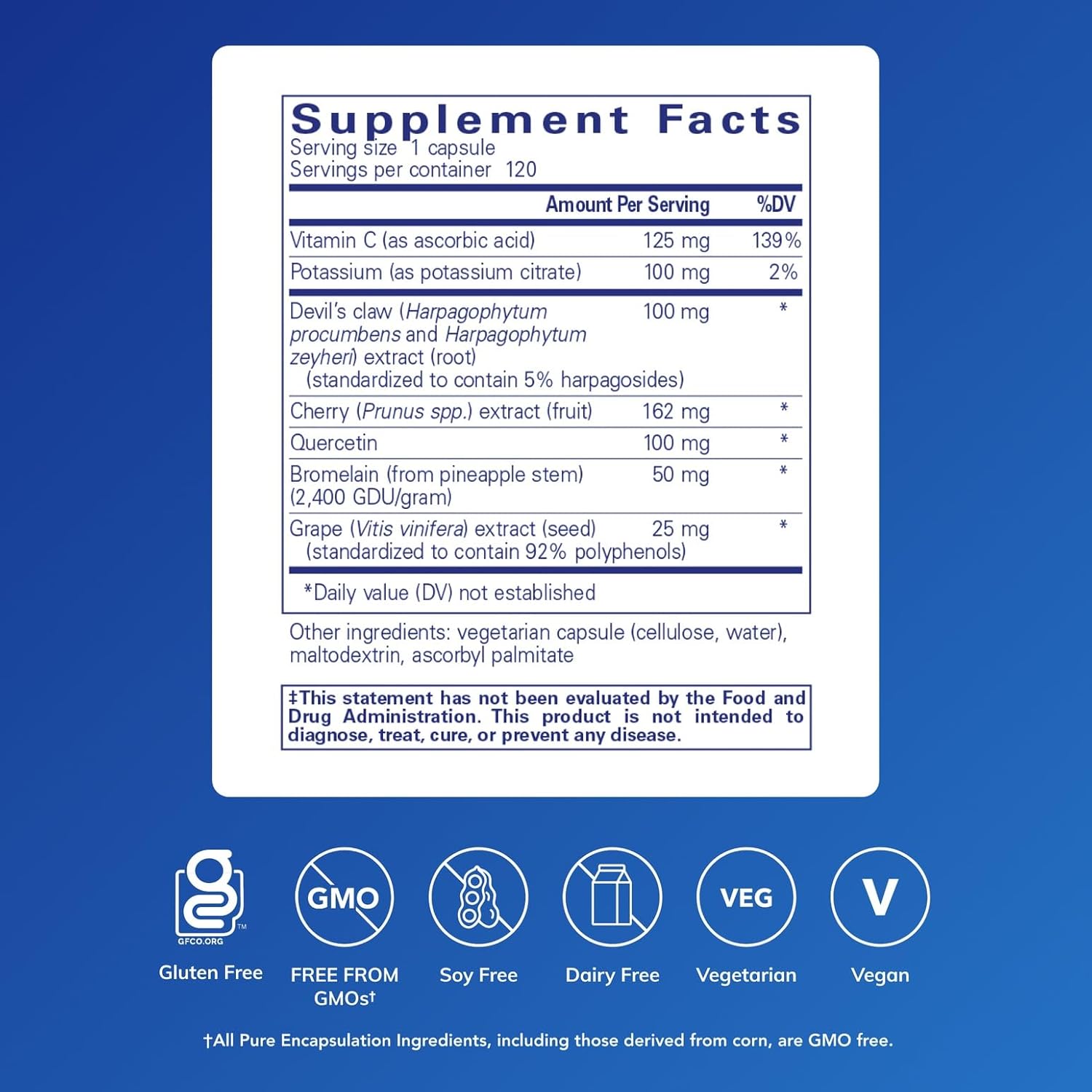Pure Encapsulations Uric Acid Formula dietary supplement capsules in a bottle, herbal vitamin supplement for supporting uric acid health.