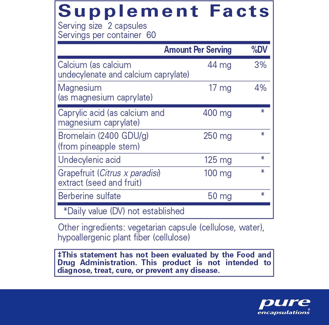 Pure Encapsulations AC Formula II vegan digestive enzyme supplement bottle with 120 capsules for metabolic support