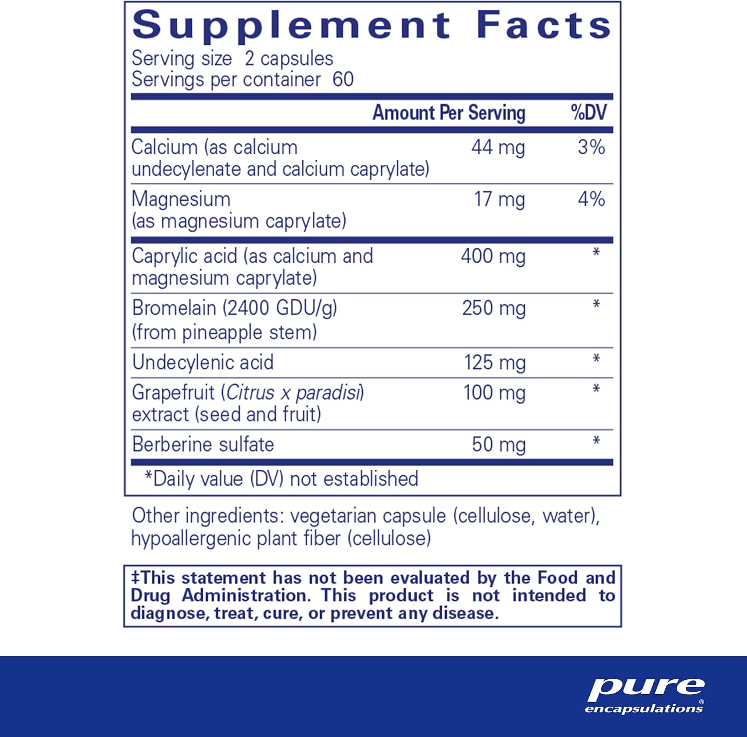 Pure Encapsulations AC Formula II vegan digestive enzyme supplement bottle with 120 capsules for metabolic support