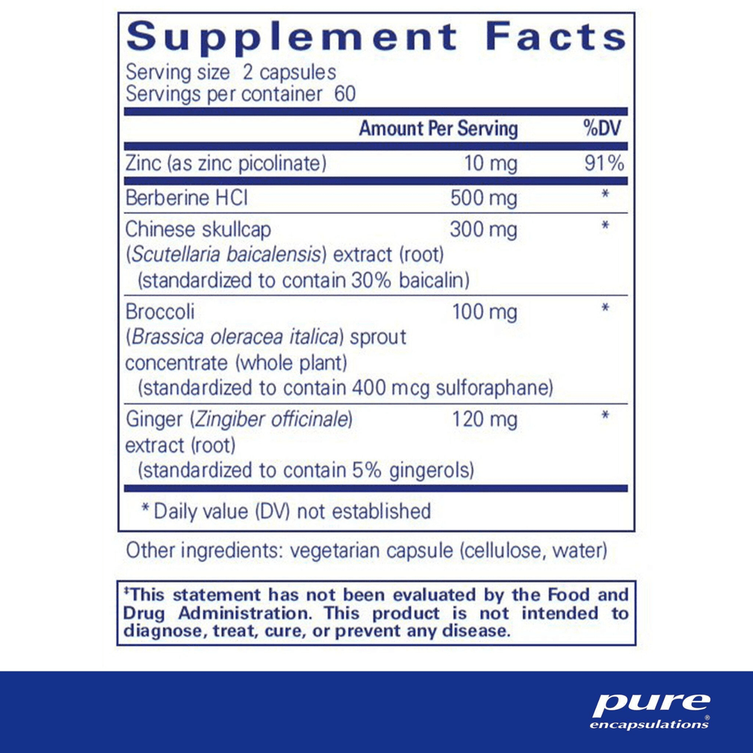Pure Encapsulations Vitamin D3 supplement bottle for immune support, featuring 120 capsules in a white container.