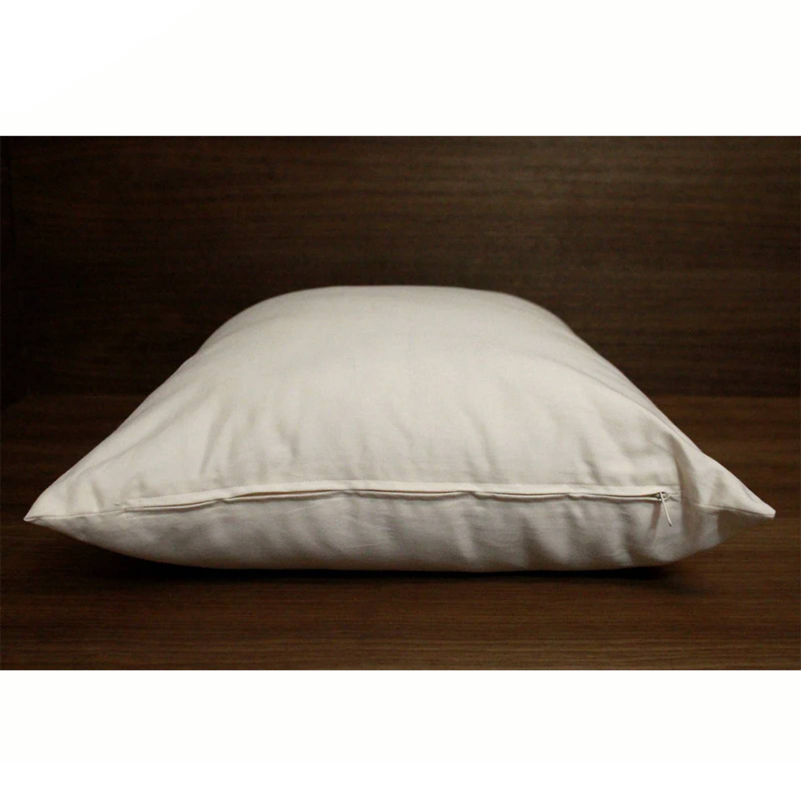Soaring Heart firm organic wool pillow in king size, 20x36 inches, with natural comfort and plush texture.