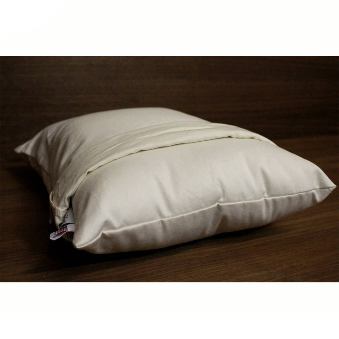 Soaring Heart firm organic wool pillow for kids, natural comfort, 14x20 inches, ideal for travel and restful sleep