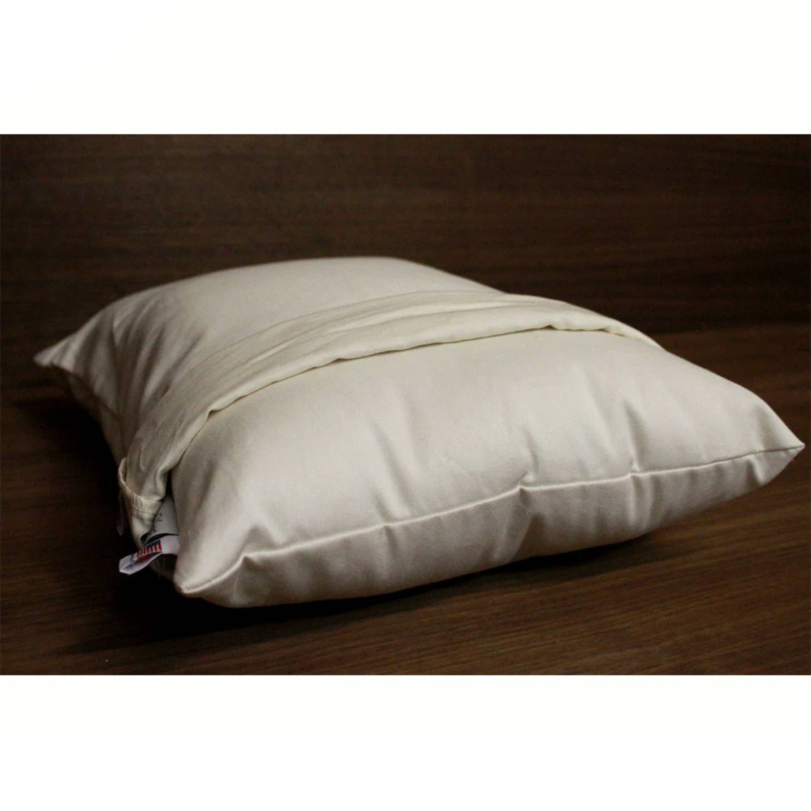 Soaring Heart firm organic wool pillow for kids, natural comfort, 14x20 inches, ideal for travel and restful sleep