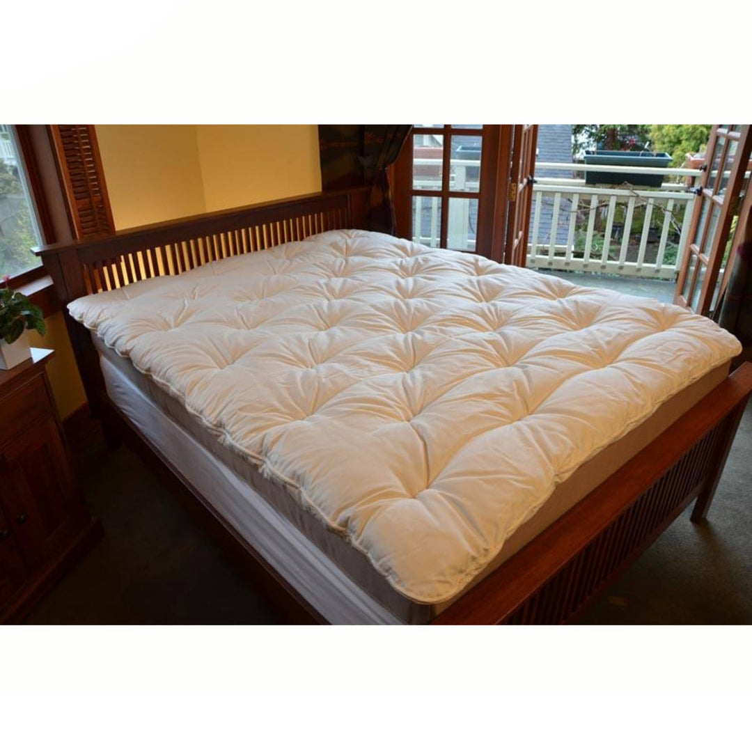 Soaring Heart Organic Wool Mattress Topper Extra Long Twin 39" x 80" Bedding - POWER FIT SHOP — Powering Preparedness, Health &amp; Home
