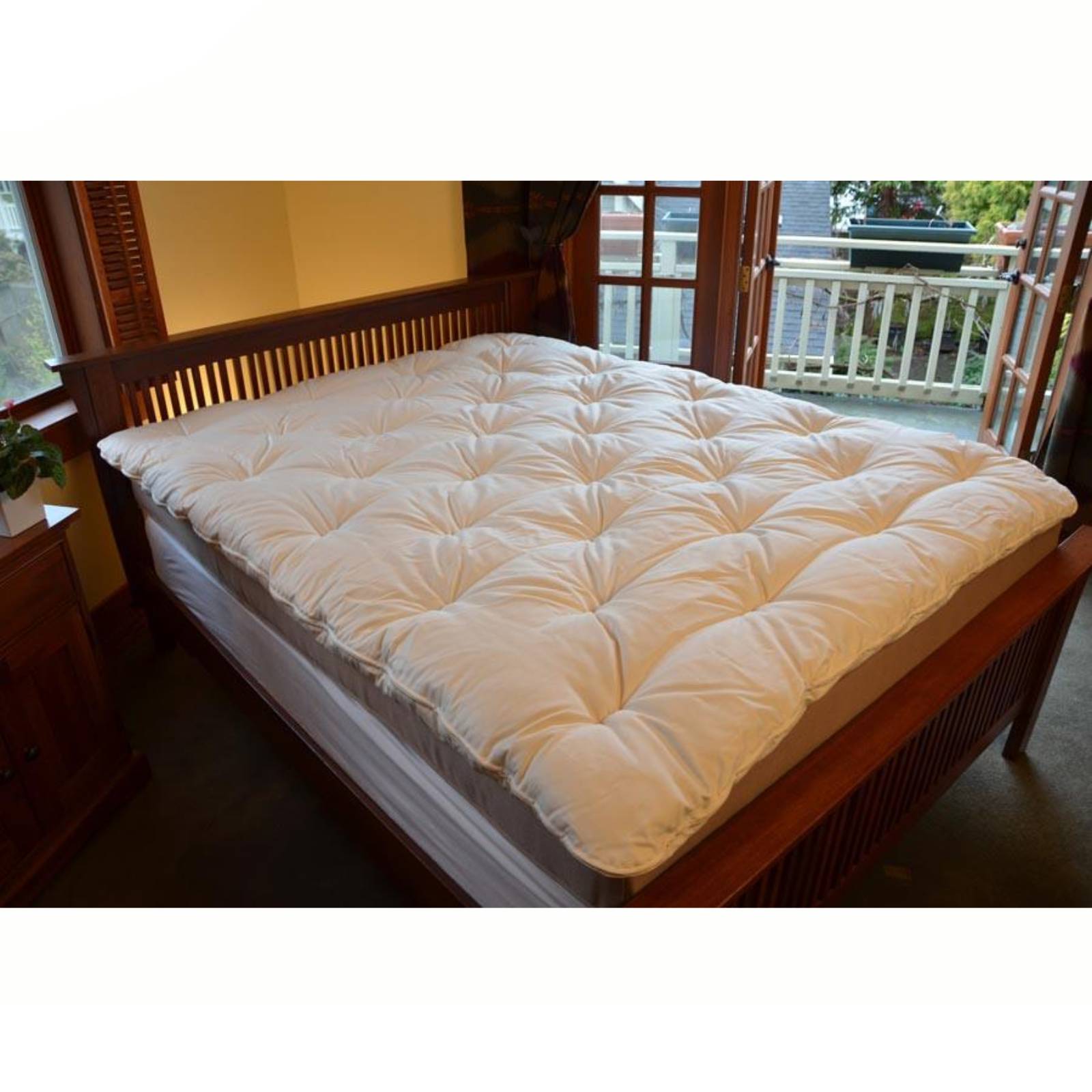 Soaring Heart Organic Wool Mattress Topper Extra Long Twin 39" x 80" Bedding - POWER FIT SHOP — Powering Preparedness, Health & Home