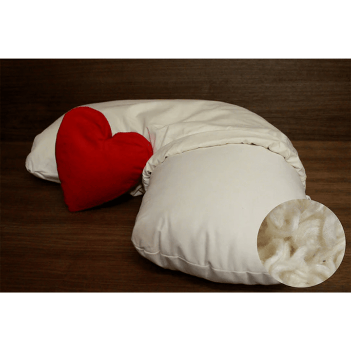 Soaring Heart Side Dreamer Pillow with kapok fill, natural comfort, designed for side sleepers, soft and supportive bedroom pillow