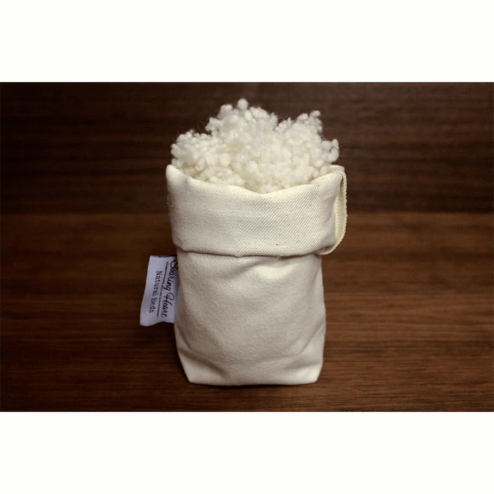 Soaring Heart Wool Bolus by the Ounce, 3 oz natural fiber, soft and plush wool bolus for crafting or fiber arts.
