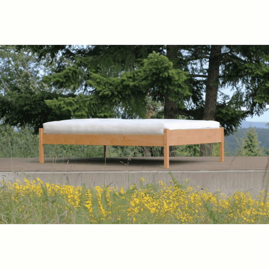 Soaring Heart organic cotton wool futon mattress, full size, comfortable wool yoga bolster for relaxation and yoga practice.