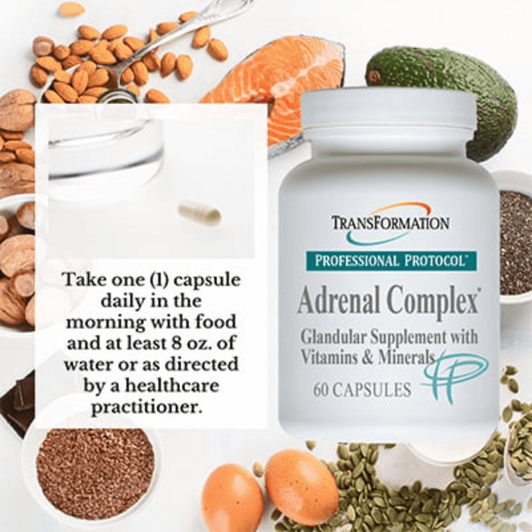 Transformation Enzymes herbal dietary supplement, 60 capsules, showing the supplement bottle with label and capsules inside.