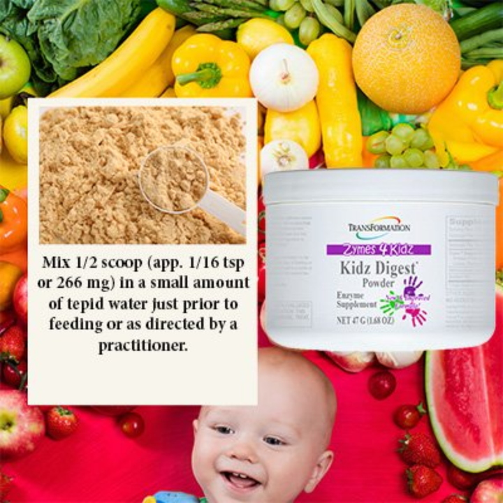 Transformation Enzymes Zymes 4 Kidz Digest Powder Supplement 1.68 Oz 70011 - POWER FIT SHOP — Powering Preparedness, Health &amp; Home