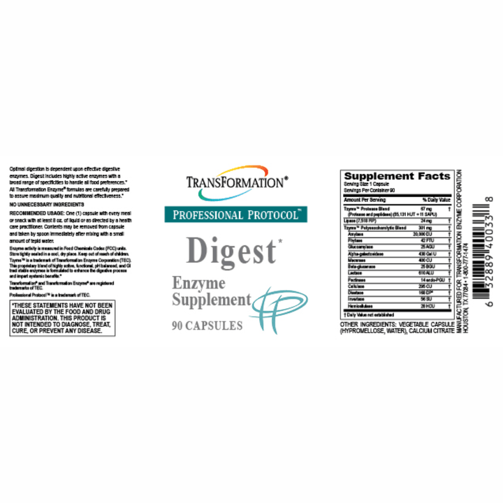 Transformation Enzymes Thrive 63 Phase 3 Kit for digestive health, featuring probiotics and enzyme support in a supplement package.