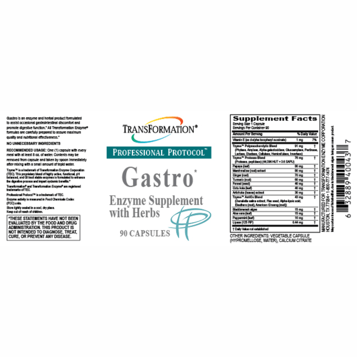 Transformation Enzymes Thrive 63 Phase 3 Kit with Digestive Support, probiotics, and enzymes for gut health and digestion.