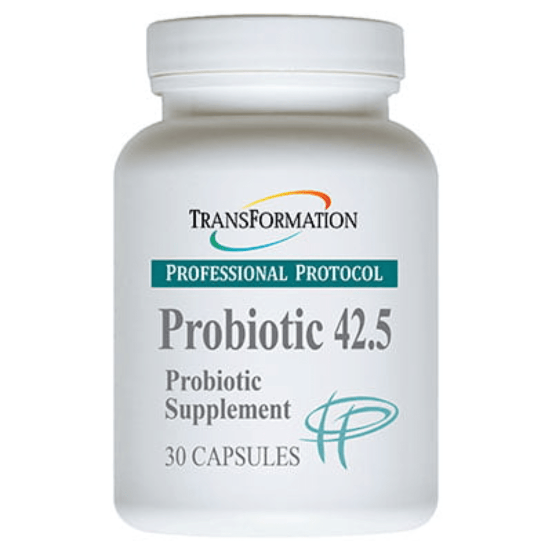 Transformation Enzymes Thrive 63 Phase 3 Kit for digestive health support, includes probiotics and enzyme supplements in a clear package.